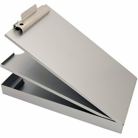 SAUNDERS Storage Clipboard, Pencil Tray, 9inx2-3/4inx16-1/4in, Aluminum SAU21018
